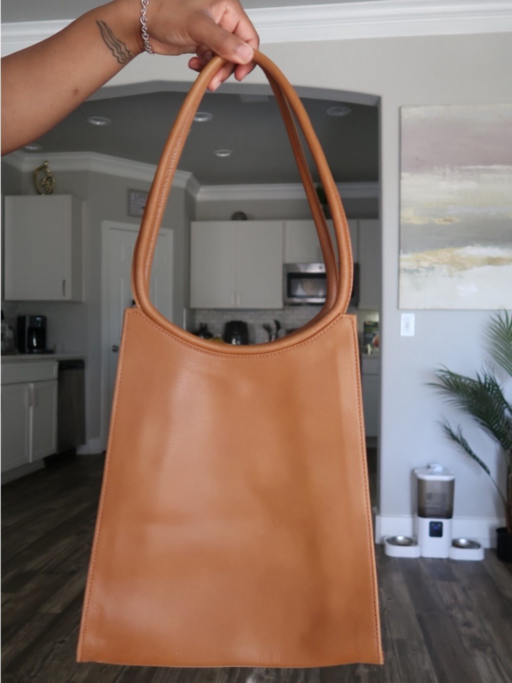 Classic Peanut butter brown Shoulder Tote Bag - Elegant Everyday Carry